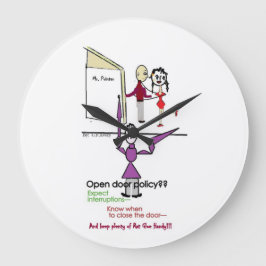 Klocka/Roligt för Office Stor Klocka