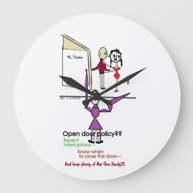 Klocka/Roligt för Office Stor Klocka (Framsida)