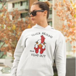 Klocka runt och ta reda på kyckling höna rolig t shirt