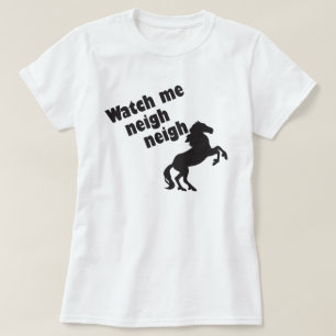 KLOCKA SOM JAG GNÄGGAR GNÄGGAR T SHIRT