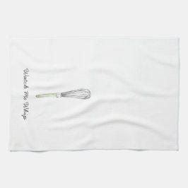 Klocka som jag piskar kökshandduk