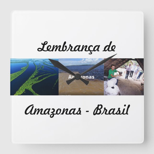 klocka souvenir från Amazonas (Framsida)