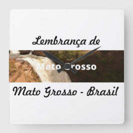 Klocka souvenir från Mato Grosso