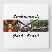 Klocka souvenir från Pará