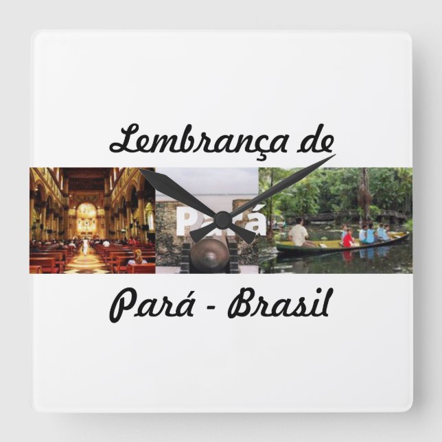 Klocka souvenir från Pará (Framsida)