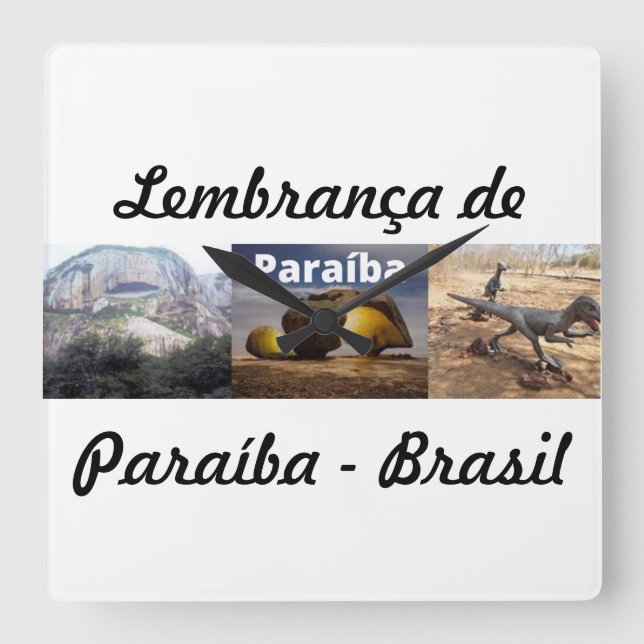Klocka souvenir från Paraíba (Framsida)