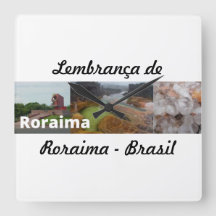 Klocka souvenir från Roraima Brasilien
