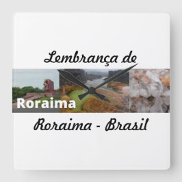 Klocka souvenir från Roraima Brasilien