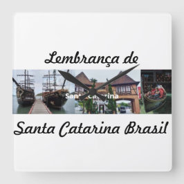 Klocka souvenir från Santa Catarina Brasilien