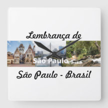 Klocka souvenir från São Paulo Brasilien