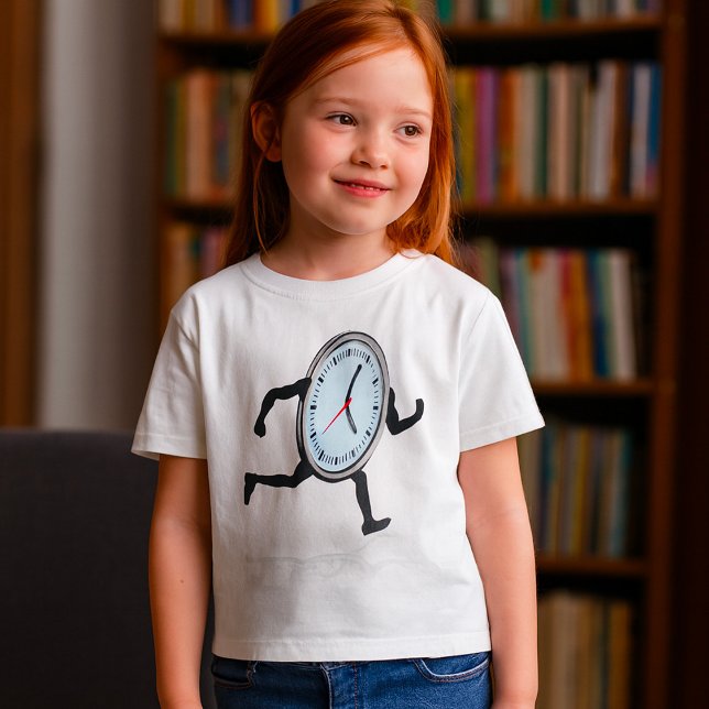 Klocka Springande Flickor T-Shirt (Skapare uppladdad)