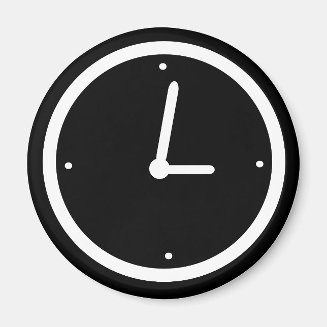 Klocka - tid magnet (Framsidan)