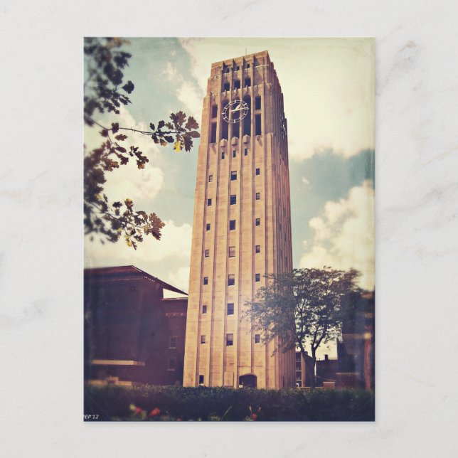 Klocka Torn Vykort (Framsida)