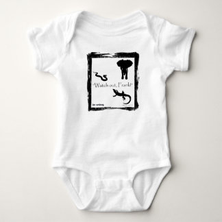 "Klocka ut, öppenhjärtig!", Vildsaker Onsie T-shirt