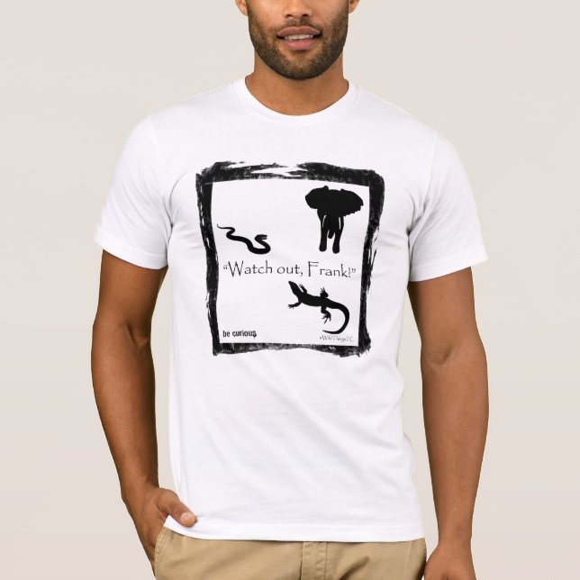 "Klocka ut, öppenhjärtig!", Vildsaker T T-shirt (Framsida)
