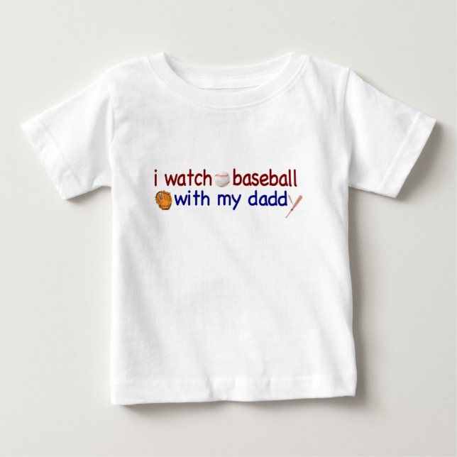 Klockabaseball med pappa tee shirt (Framsida)