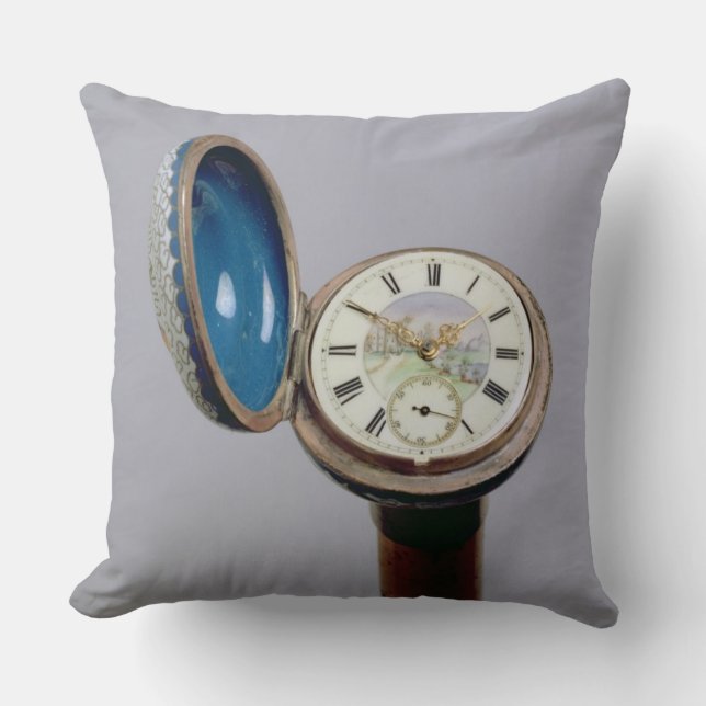Klockagrejkäpp (cloisonneemalj) kudde (Framsida)