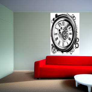 Klockan   AI Art Poster