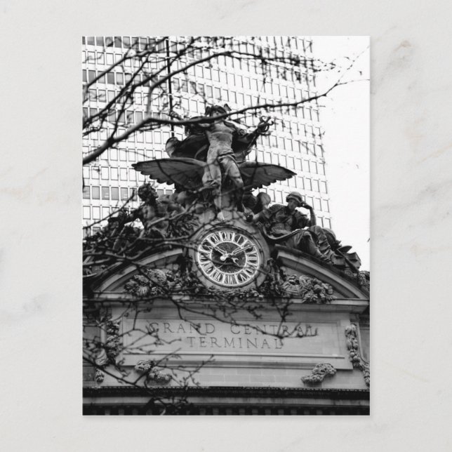 Klockan är 10.10 i New York Vykort (Framsida)