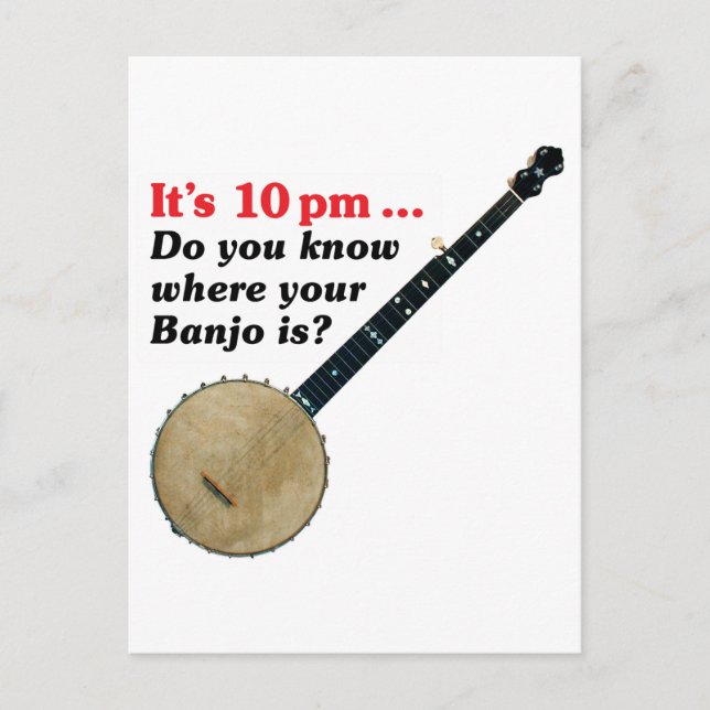 Klockan är 10.. vykort (Framsida)