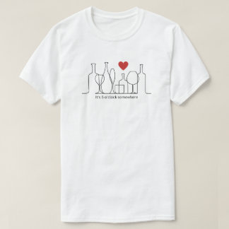 Klockan är fem på nånstans roligt t shirt