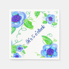 Klockan är fem pappersservett