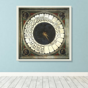 Klockan i Duomo av Paolo Uccello Canvastryck