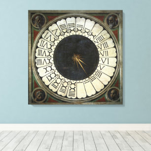 Klockan i Duomo av Paolo Uccello Canvastryck