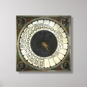 Klockan i Duomo av Paolo Uccello Canvastryck