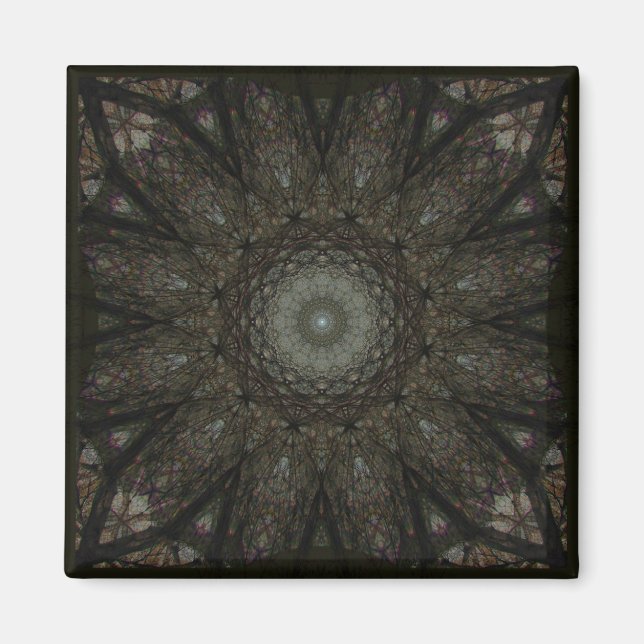 Klockan Mandala på torg Magnet (Framsidan)