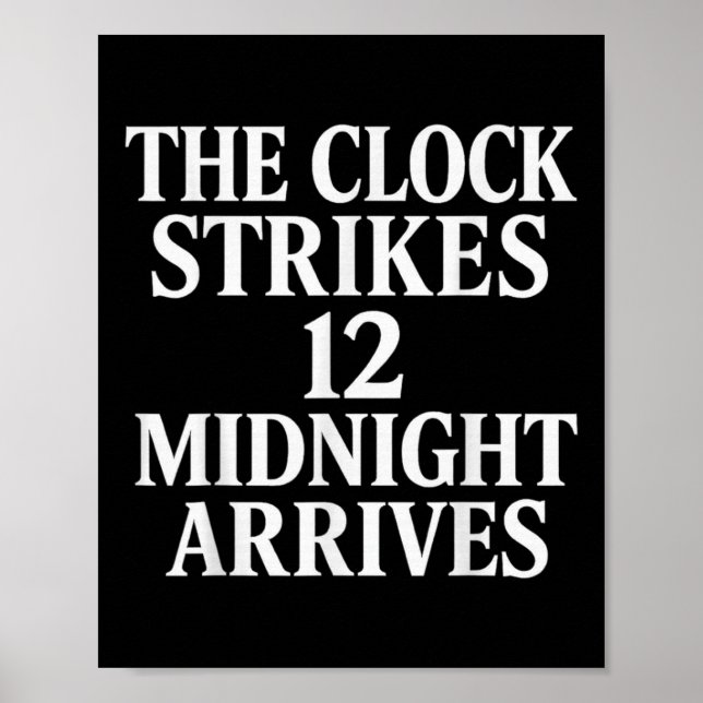 Klockan slår 12 midnatt anländer meme _2  poster (Framsidan)