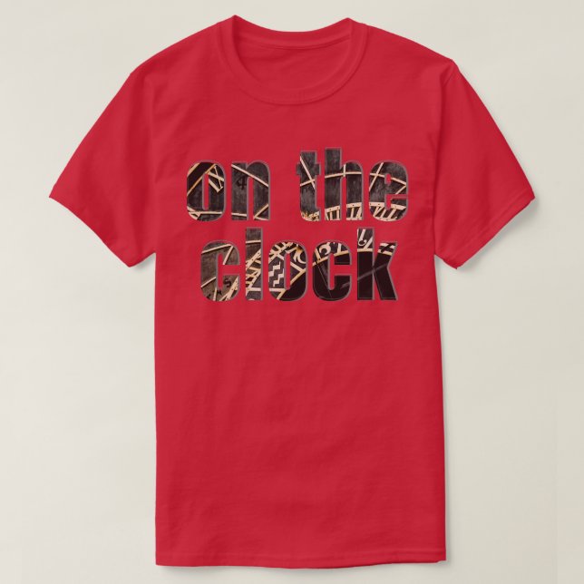 klockan t shirt (Design framsida)