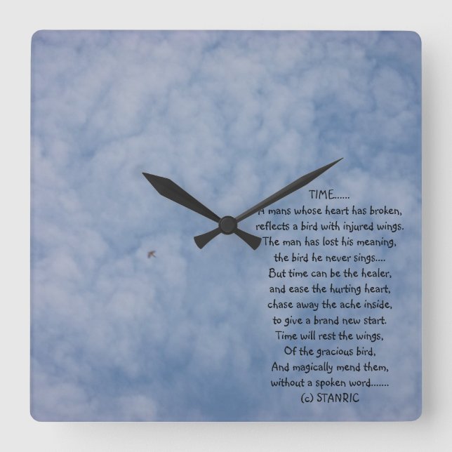 KLOCKART OCH DESIGN FYRKANTIG KLOCKA (Framsida)