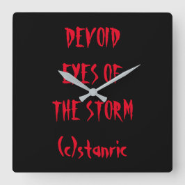 KLOCKART OCH DESIGN FYRKANTIG KLOCKA