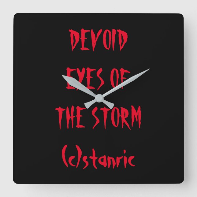 KLOCKART OCH DESIGN FYRKANTIG KLOCKA (Framsida)