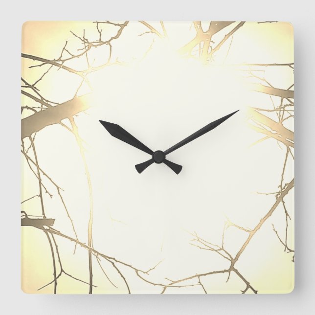 KLOCKART OCH DESIGN FYRKANTIG KLOCKA (Framsida)