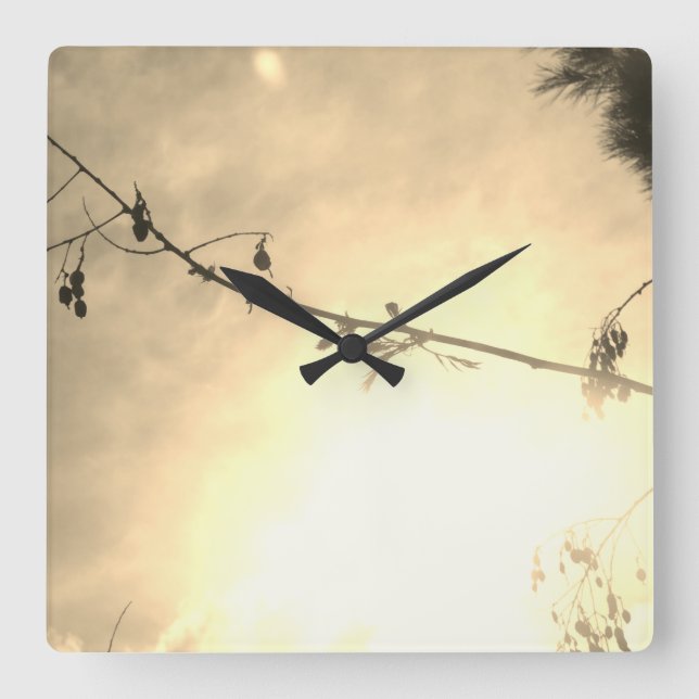 KLOCKART OCH DESIGN FYRKANTIG KLOCKA (Framsida)