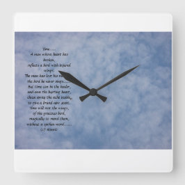 KLOCKART OCH DESIGN FYRKANTIG KLOCKA