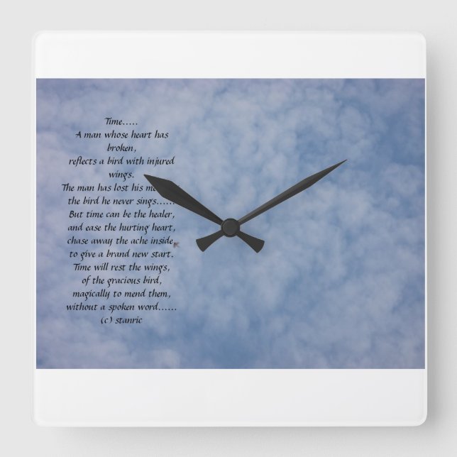 KLOCKART OCH DESIGN FYRKANTIG KLOCKA (Framsida)