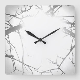 KLOCKART OCH DESIGN FYRKANTIG KLOCKA