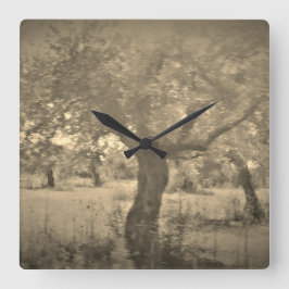 KLOCKART OCH DESIGN FYRKANTIG KLOCKA