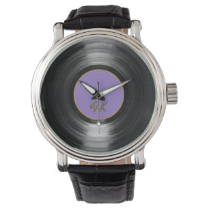 klockavinyltimme armbandsur