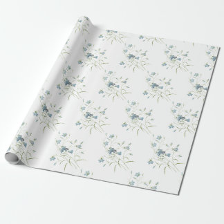 Klockblommig Blommönster Presentpapper