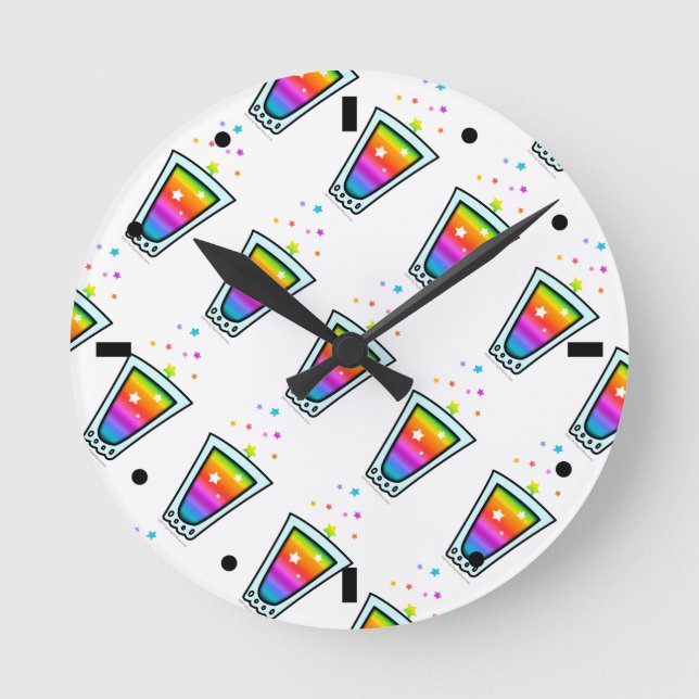 KLOCKER - RAINBOW SHOT GLASS RUND KLOCKA (Framsida)