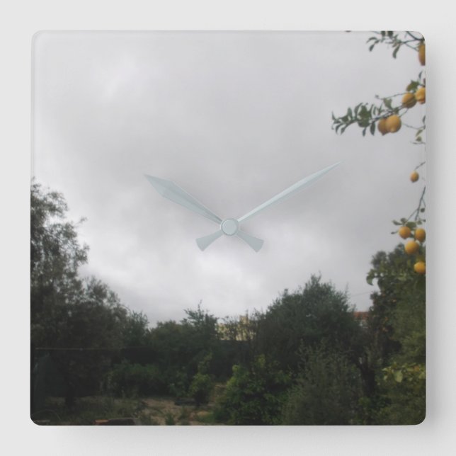 KLOCKKONST OCH DESIGN FYRKANTIG KLOCKA (Framsida)