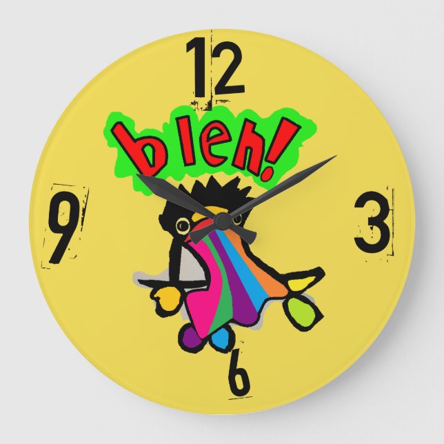 klockkräkning regnbåge stor klocka (Framsida)