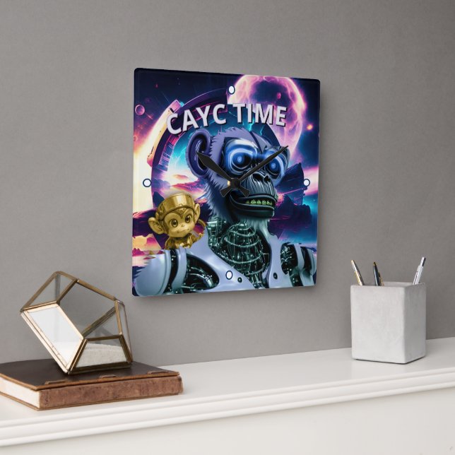 Klocklås för CAYC-tidsvägg Fyrkantig Klocka (Kontor)