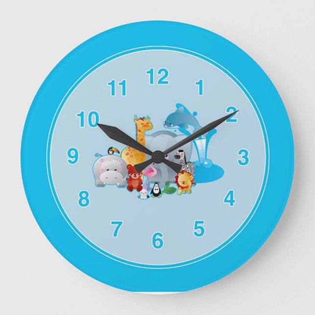 Klocklås för zoomdjur stor klocka (Framsida)
