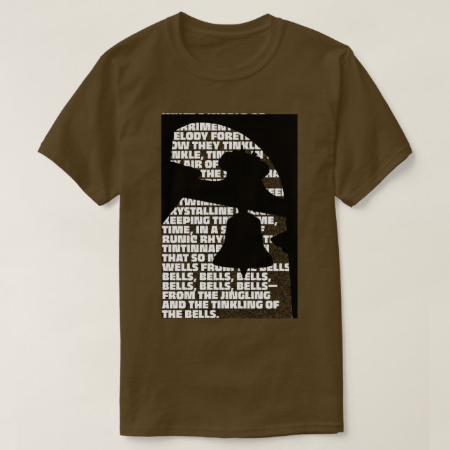Klockor Allan Poe T Shirt (Design framsida)