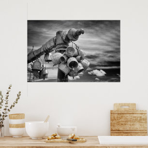 Klockor av buddhisttempel poster